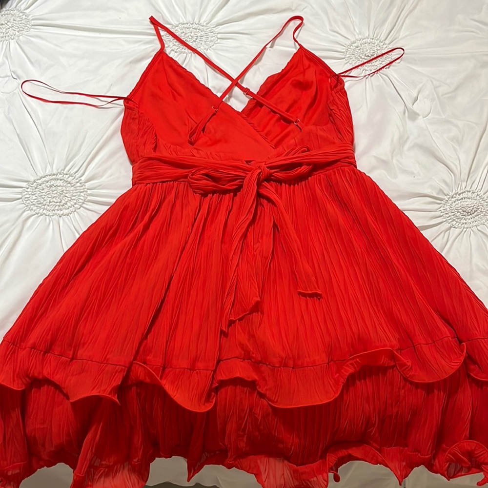 Red dress